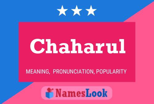 ملصق اسم Chaharul