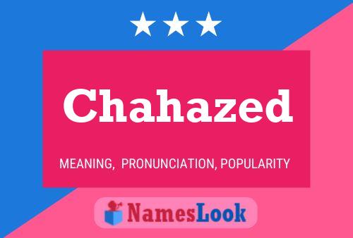 ملصق اسم Chahazed