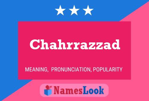 ملصق اسم Chahrrazzad