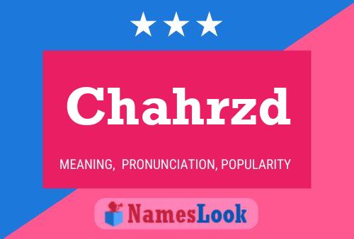 ملصق اسم Chahrzd