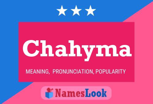 ملصق اسم Chahyma