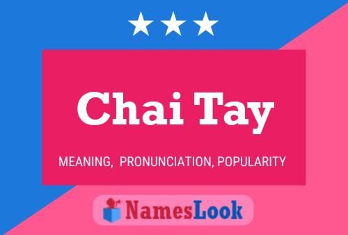 ملصق اسم Chai Tay