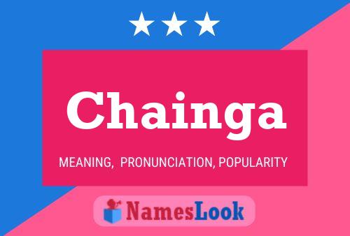 ملصق اسم Chainga