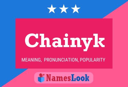 ملصق اسم Chainyk