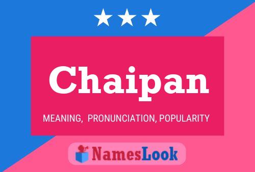 ملصق اسم Chaipan