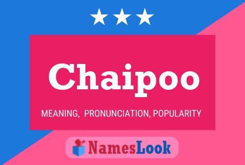 ملصق اسم Chaipoo