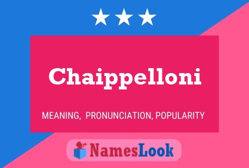 ملصق اسم Chaippelloni