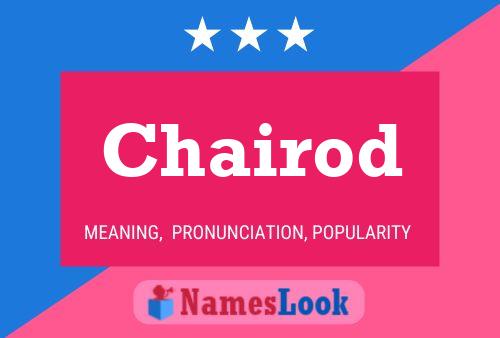 ملصق اسم Chairod