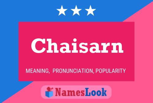 ملصق اسم Chaisarn