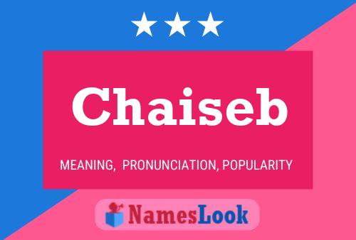 ملصق اسم Chaiseb