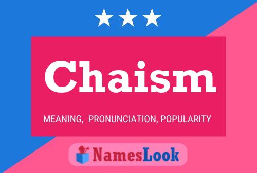 ملصق اسم Chaism