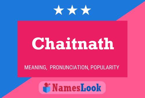 ملصق اسم Chaitnath