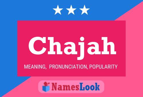 ملصق اسم Chajah