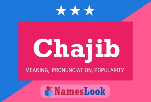 ملصق اسم Chajib