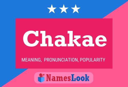 ملصق اسم Chakae