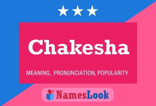 ملصق اسم Chakesha