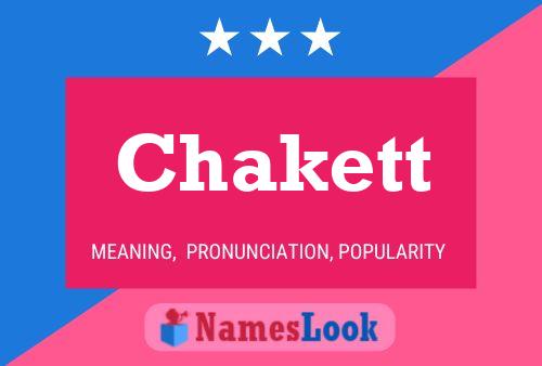 ملصق اسم Chakett