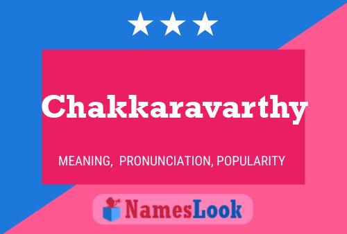 ملصق اسم Chakkaravarthy