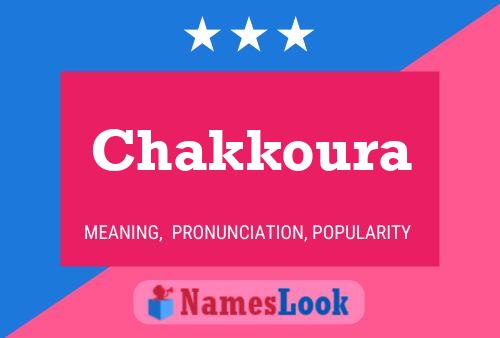 ملصق اسم Chakkoura