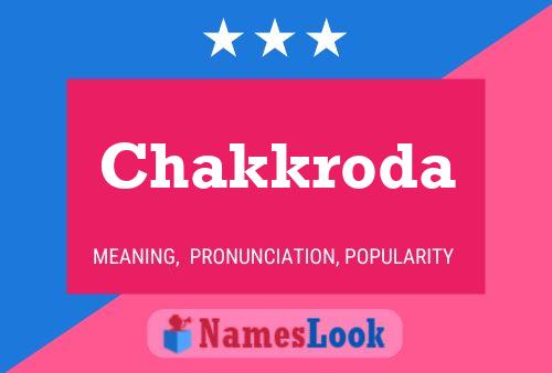 ملصق اسم Chakkroda