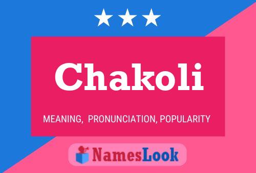 ملصق اسم Chakoli