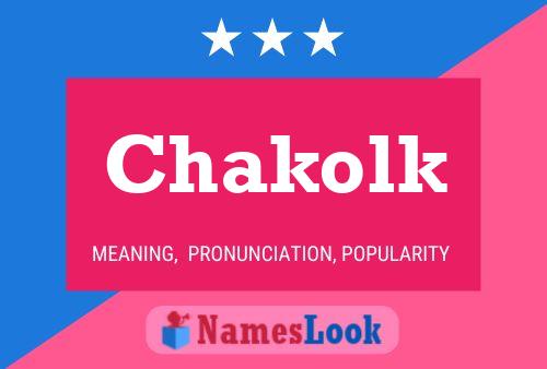 ملصق اسم Chakolk