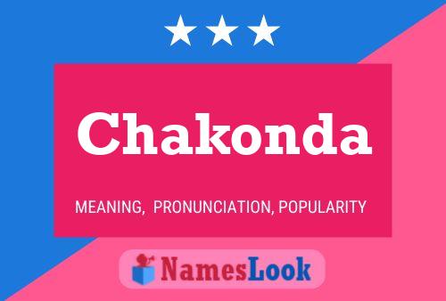 ملصق اسم Chakonda