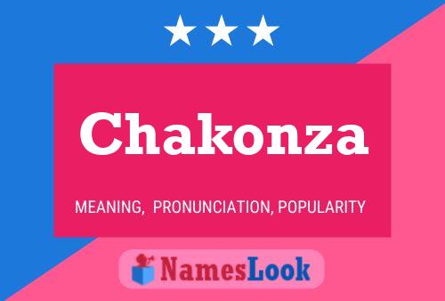 ملصق اسم Chakonza