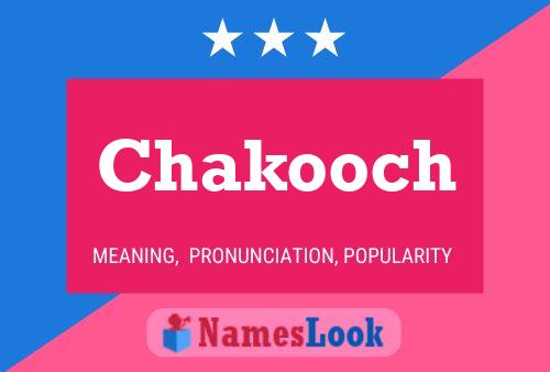 ملصق اسم Chakooch