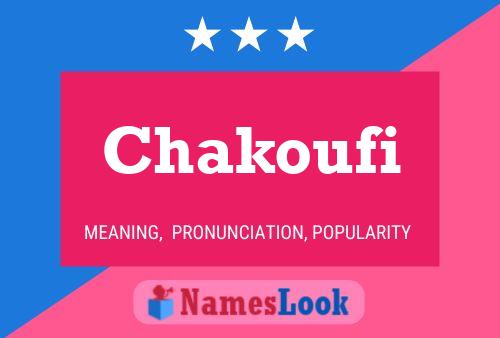 ملصق اسم Chakoufi