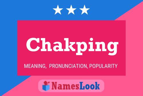 ملصق اسم Chakping