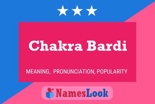 ملصق اسم Chakra Bardi