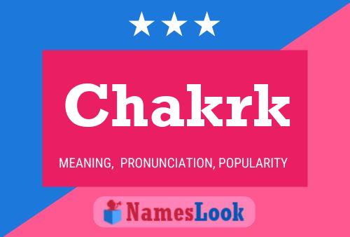 ملصق اسم Chakrk