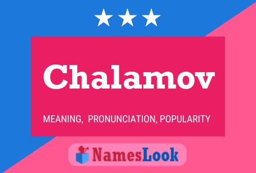 ملصق اسم Chalamov