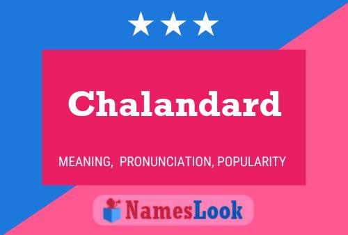 ملصق اسم Chalandard