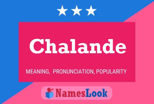 ملصق اسم Chalande