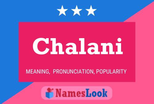 ملصق اسم Chalani