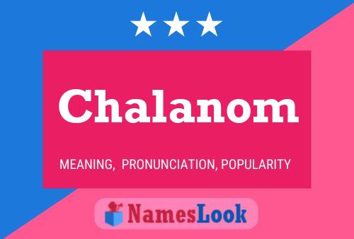 ملصق اسم Chalanom