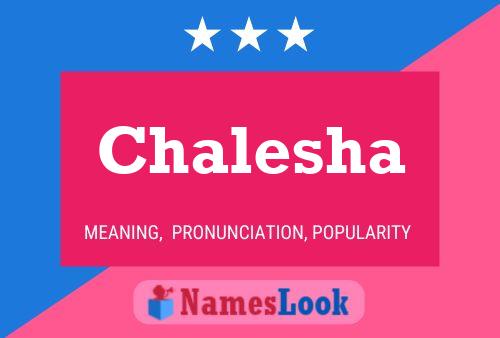 ملصق اسم Chalesha