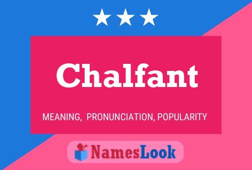 ملصق اسم Chalfant