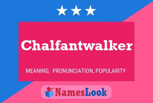 ملصق اسم Chalfantwalker