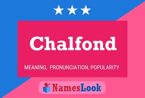 ملصق اسم Chalfond