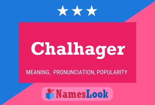 ملصق اسم Chalhager