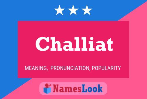 ملصق اسم Challiat