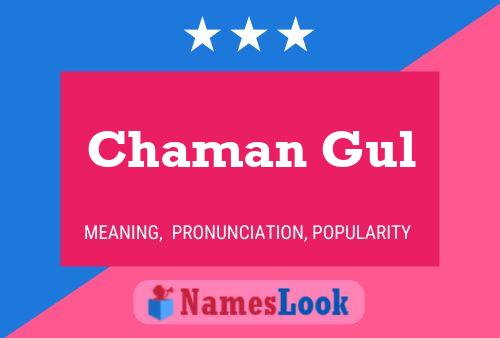 ملصق اسم Chaman Gul