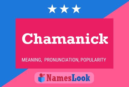 ملصق اسم Chamanick