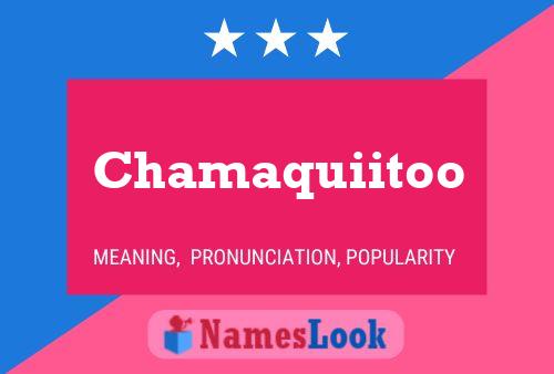 ملصق اسم Chamaquiitoo