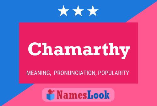 ملصق اسم Chamarthy