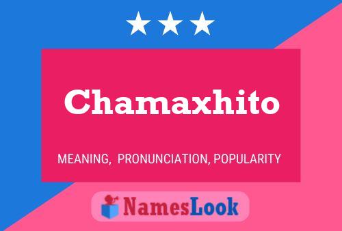 ملصق اسم Chamaxhito