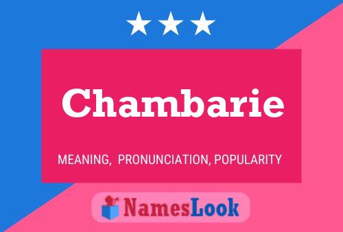 ملصق اسم Chambarie